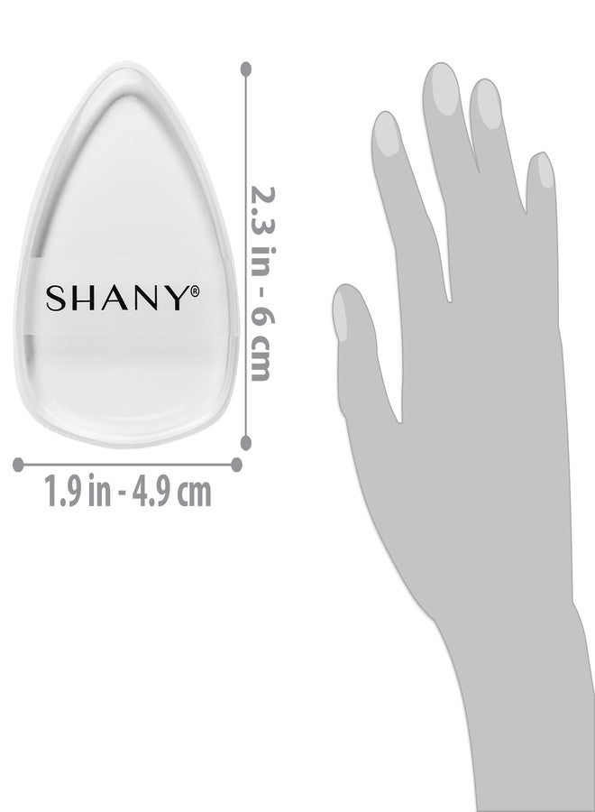 SHANY Stay Jelly Silicone Sponge - Clear & Non-Absorbent Makeup Blending Sponge for Flawless Application with Foundation - HOURGLASS - Image 4